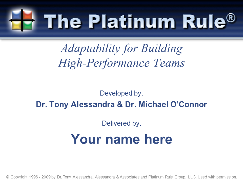 TPR Team Slide