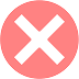 image of a red x icon