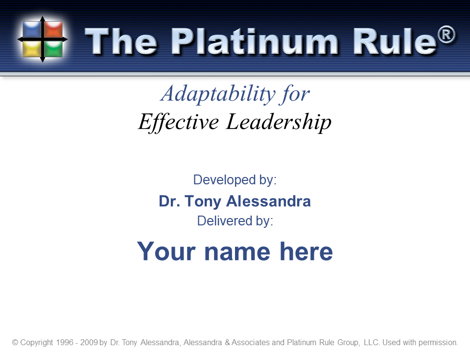 TPR Leadership Slide